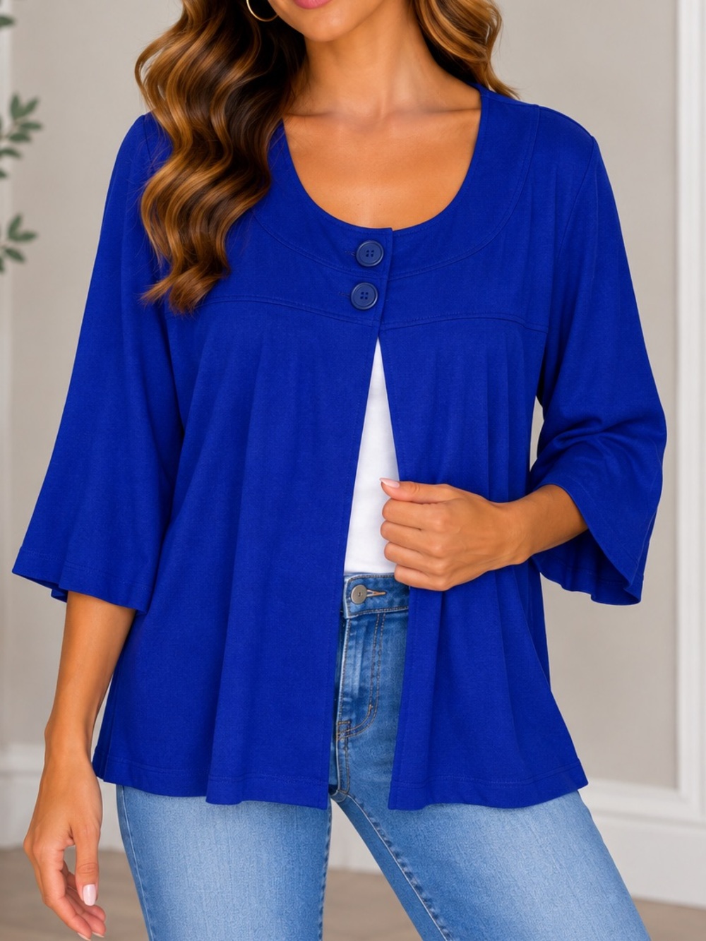 Susan Graver Style Coverup Jacket